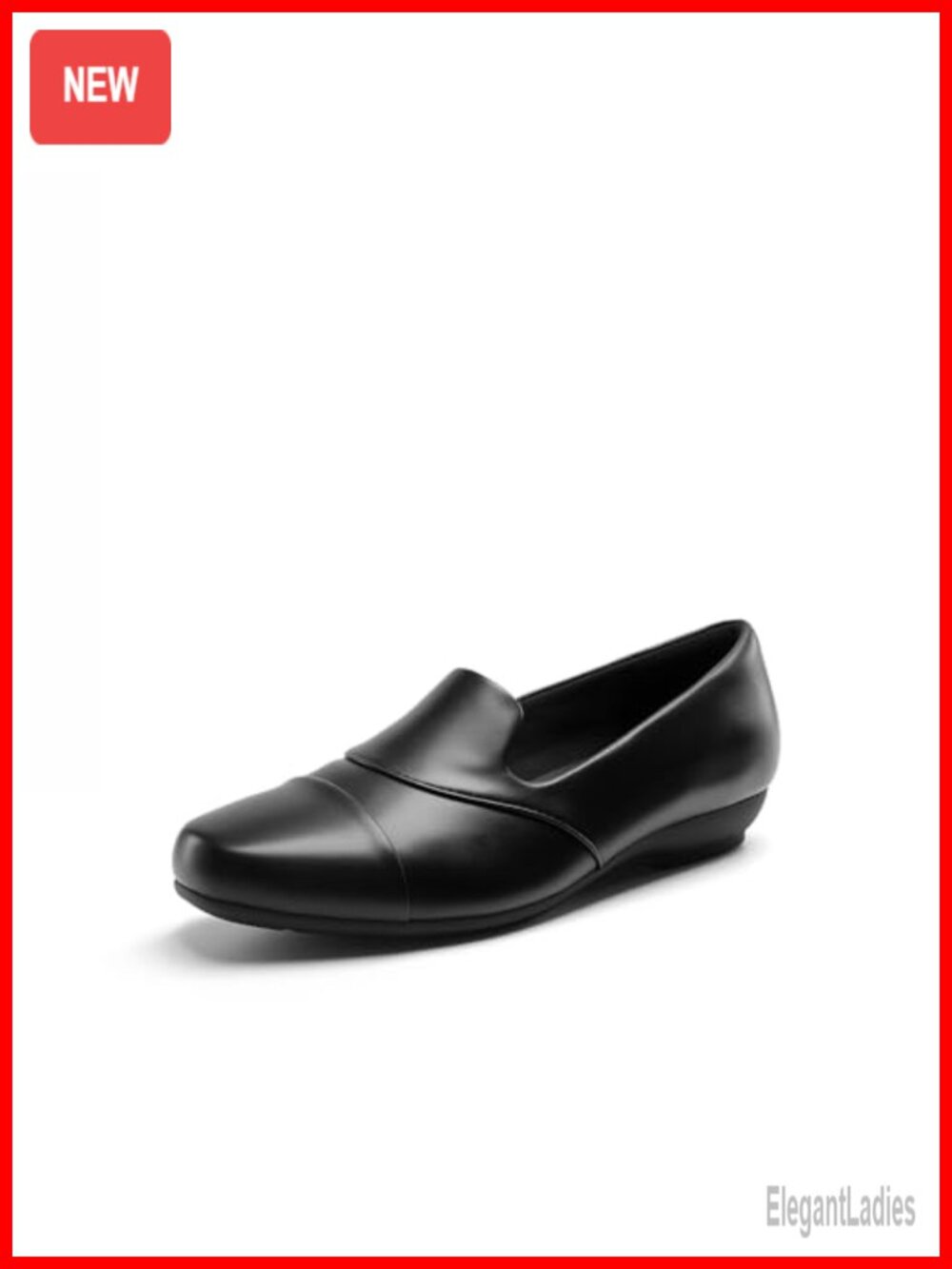 Faux Leather Orthopedic Loafers Women's Work Shoes
